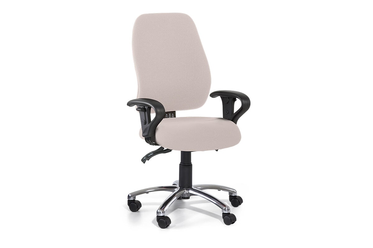 Gregory Slimline Dual Density Ergonomic Office Chair-pink  