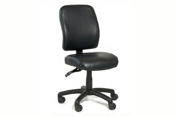  - Gregory Slimline Dual Density Ergonomic Office Chair - Deluxe Seat [Medium Back] - 1