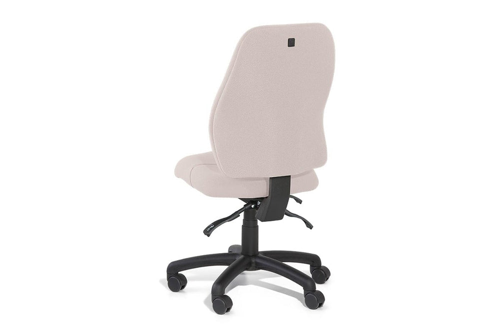 Gregory Slimline Dual Density Ergonomic Office Chair - Split Seat [High Back]-large oniscus chelsea wool fabric height adjustable arms