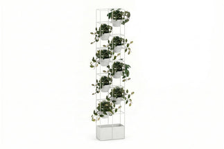 Grove High Standing Planter - White Jasonl hoya none 