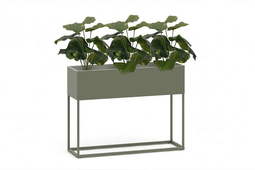 Grove Low Standing Planter-light green taro (pack of 3) 