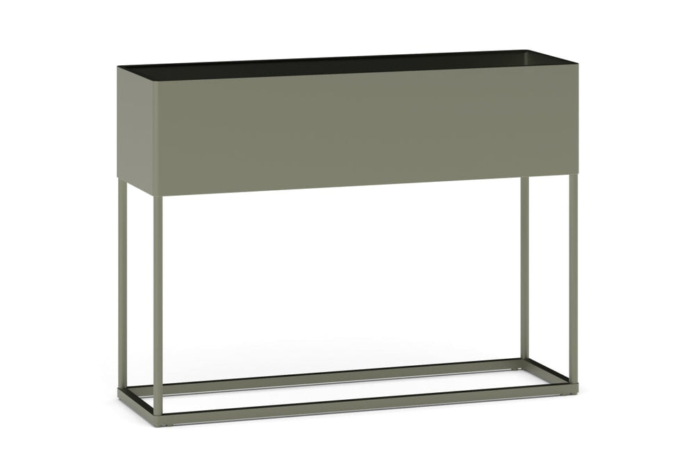 Grove Low Standing Planter-light green none 
