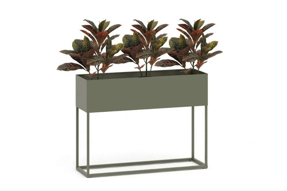 Grove Low Standing Planter-light green cronton (pack of 3) 