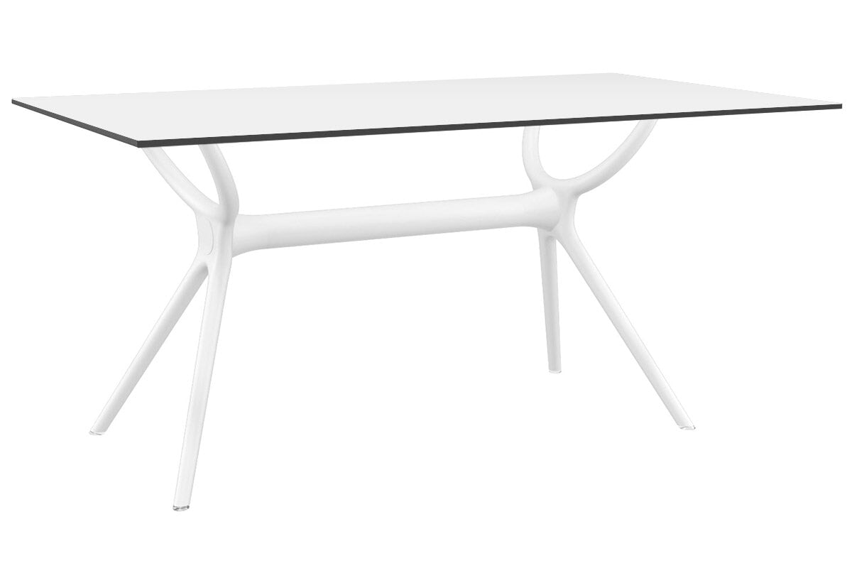 Hospitality Plus Aero Medium Legs Table Top [1400L x 800W] Hospitality Plus white base white 