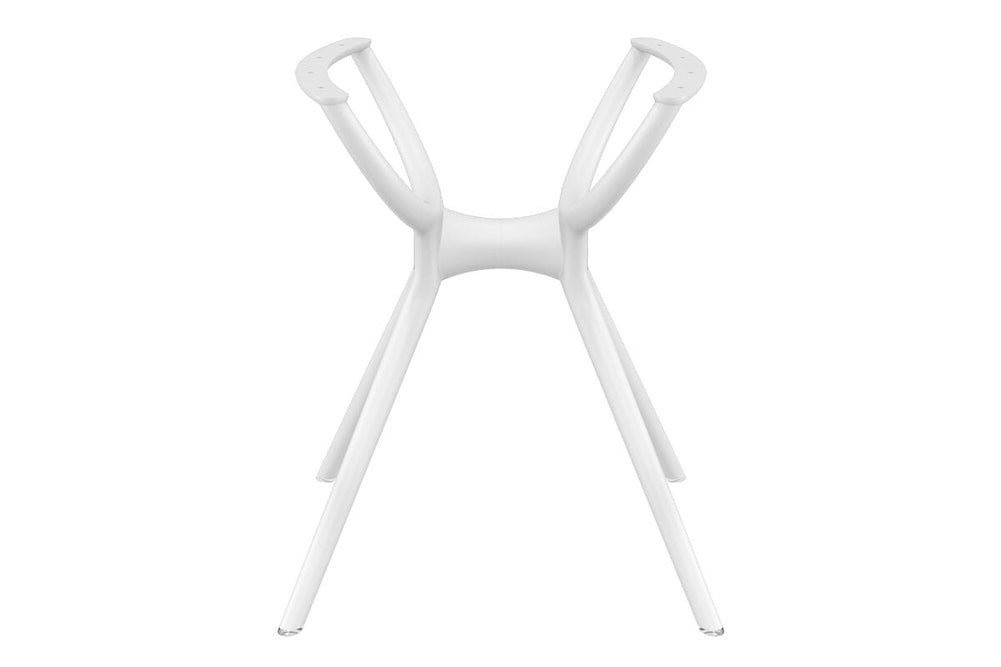 Hospitality Plus Aero Small Legs Table Top [800L x 800W]-white base white 
