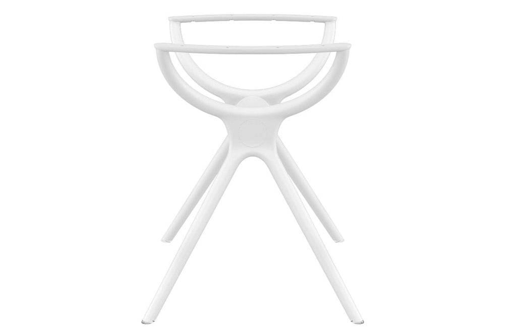Hospitality Plus Aero Small Legs Table Top [800L x 800W]-white base white 