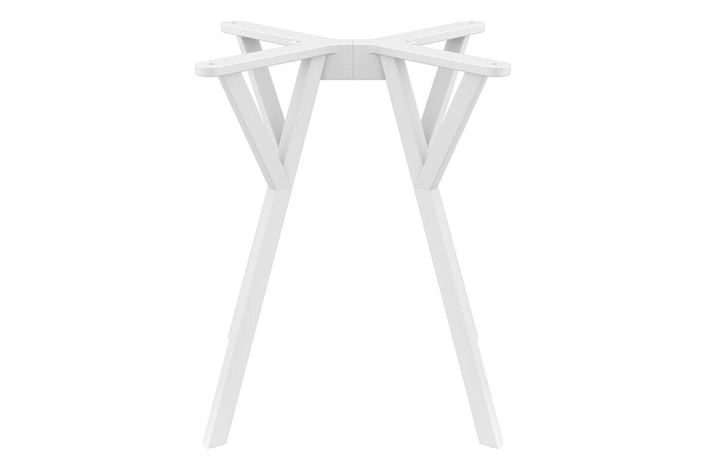 Hospitality Plus Maximo Small Legs Table Round Top - 900 mm-white base none 