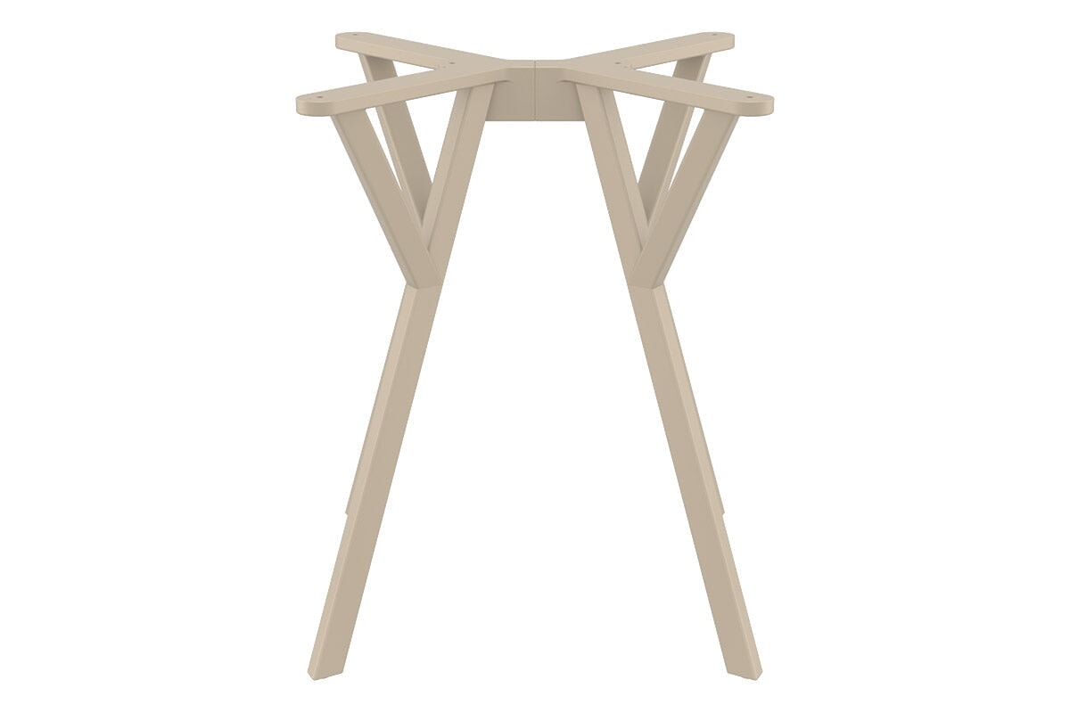 Hospitality Plus Maximo Small Legs Table Top [700L x 700W] Hospitality Plus taupe base none 