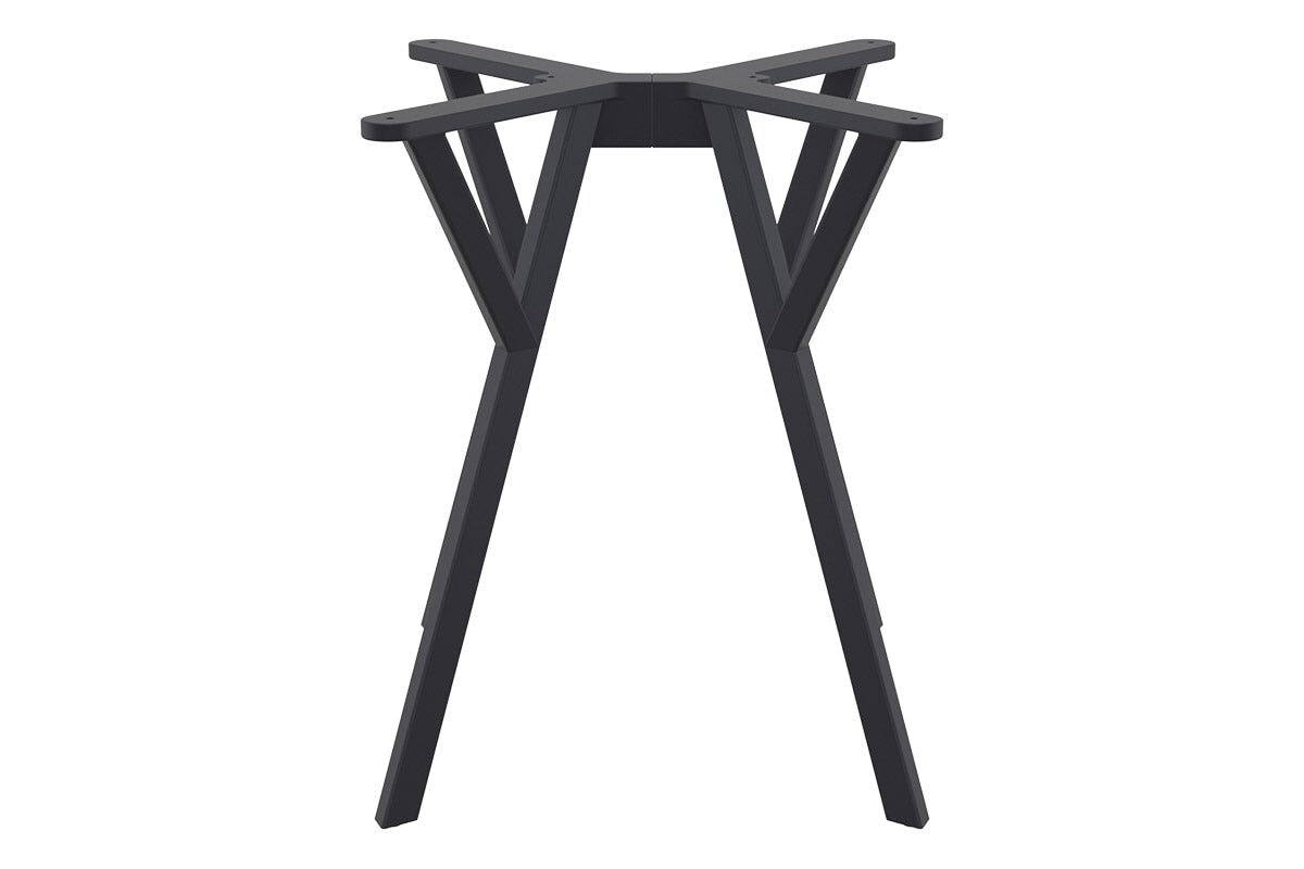 Hospitality Plus Maximo Small Legs Table Top [700L x 700W] Hospitality Plus black base none 