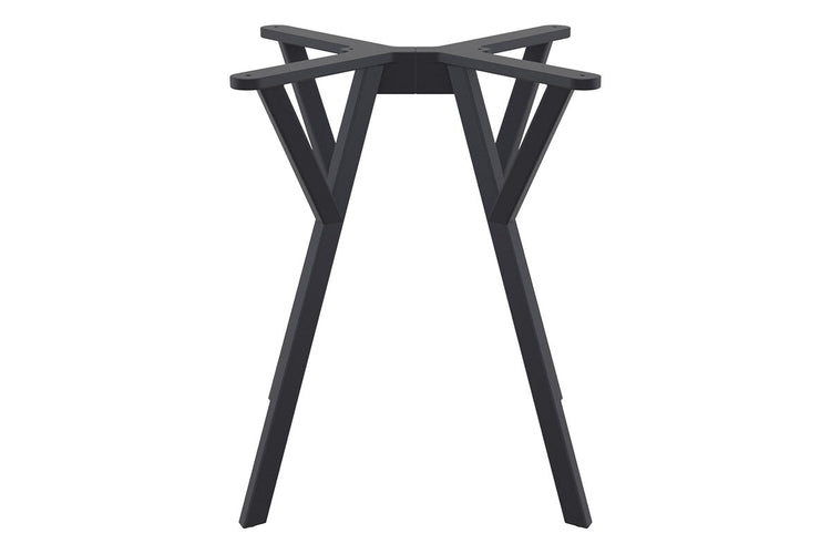 Hospitality Plus Maximo Small Legs Table Top [700L x 700W] Hospitality Plus black base none 