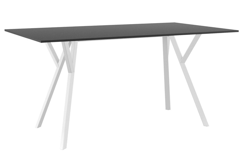 Hospitality Plus Maximo XL Legs Table Top [1800L x 900W]-black base white 