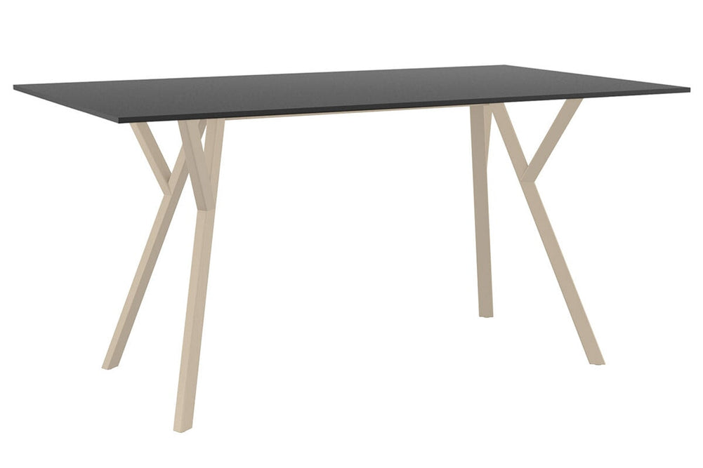 Hospitality Plus Maximo XL Legs Table Top [1800L x 900W]-taupe base black 