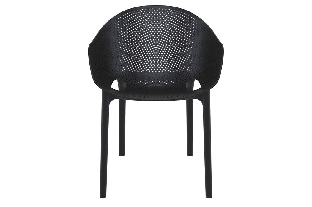 Hospitality Plus Sky Stacking Chair-anthracite  