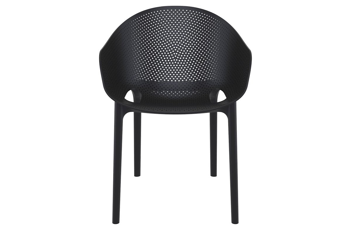 Hospitality Plus Sky Stacking Chair-anthracite  
