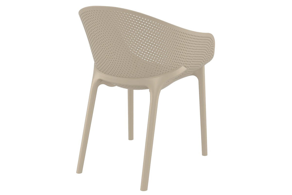 Hospitality Plus Sky Stacking Chair-anthracite  