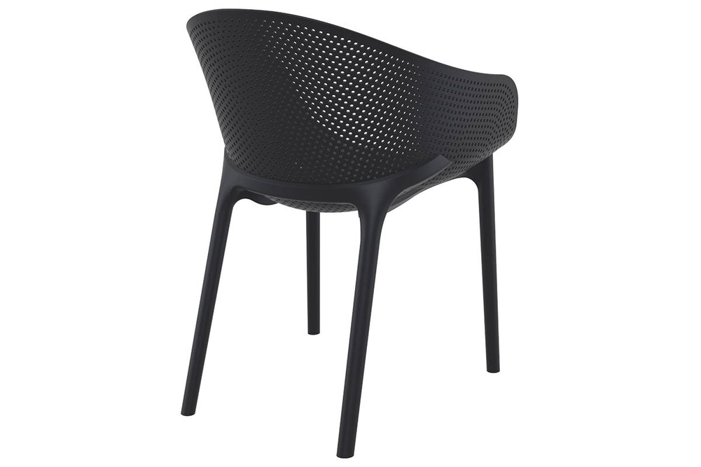Hospitality Plus Sky Stacking Chair-anthracite  
