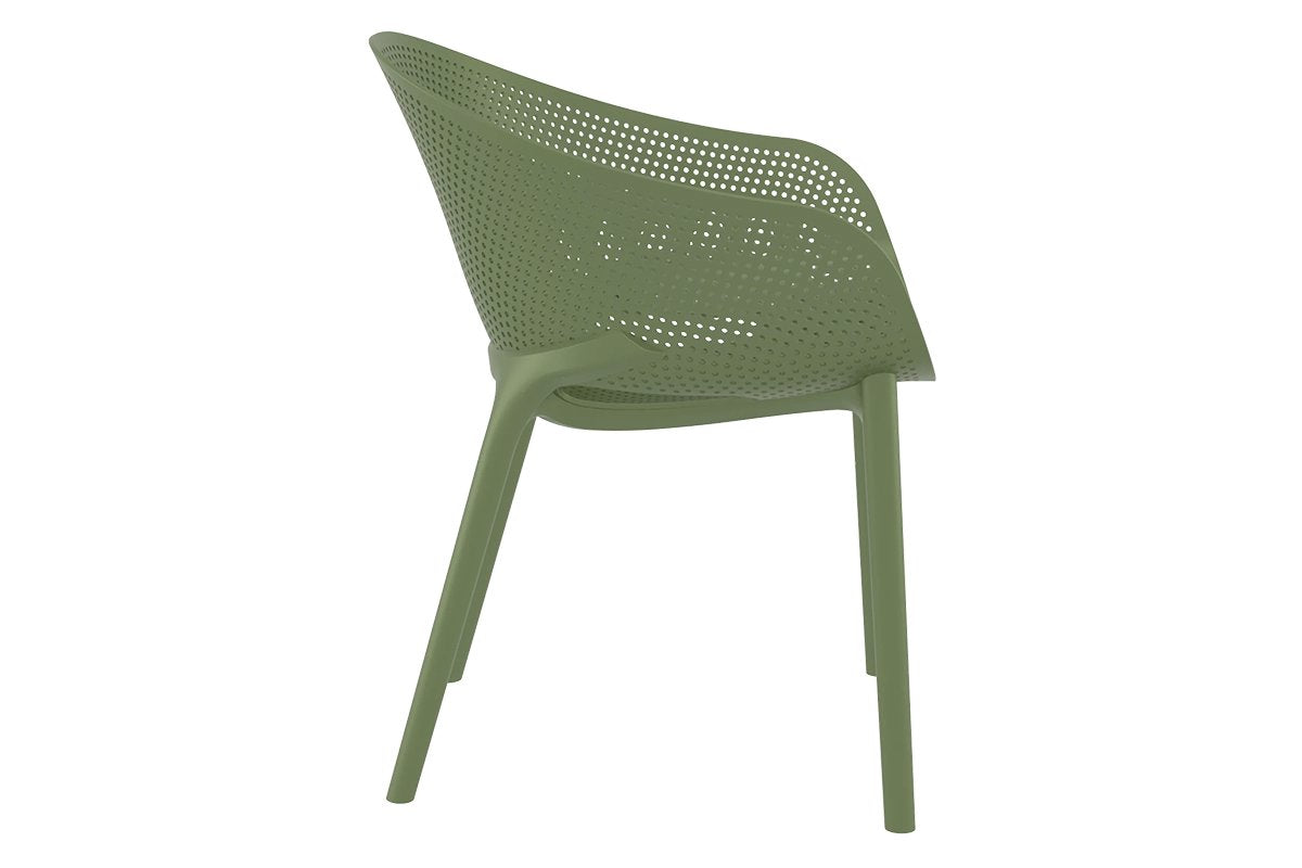 Hospitality Plus Sky Stacking Chair-anthracite  