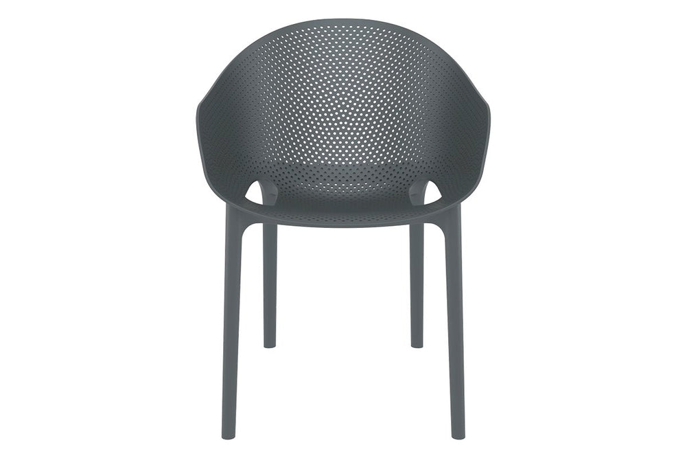 Hospitality Plus Sky Stacking Chair-anthracite  