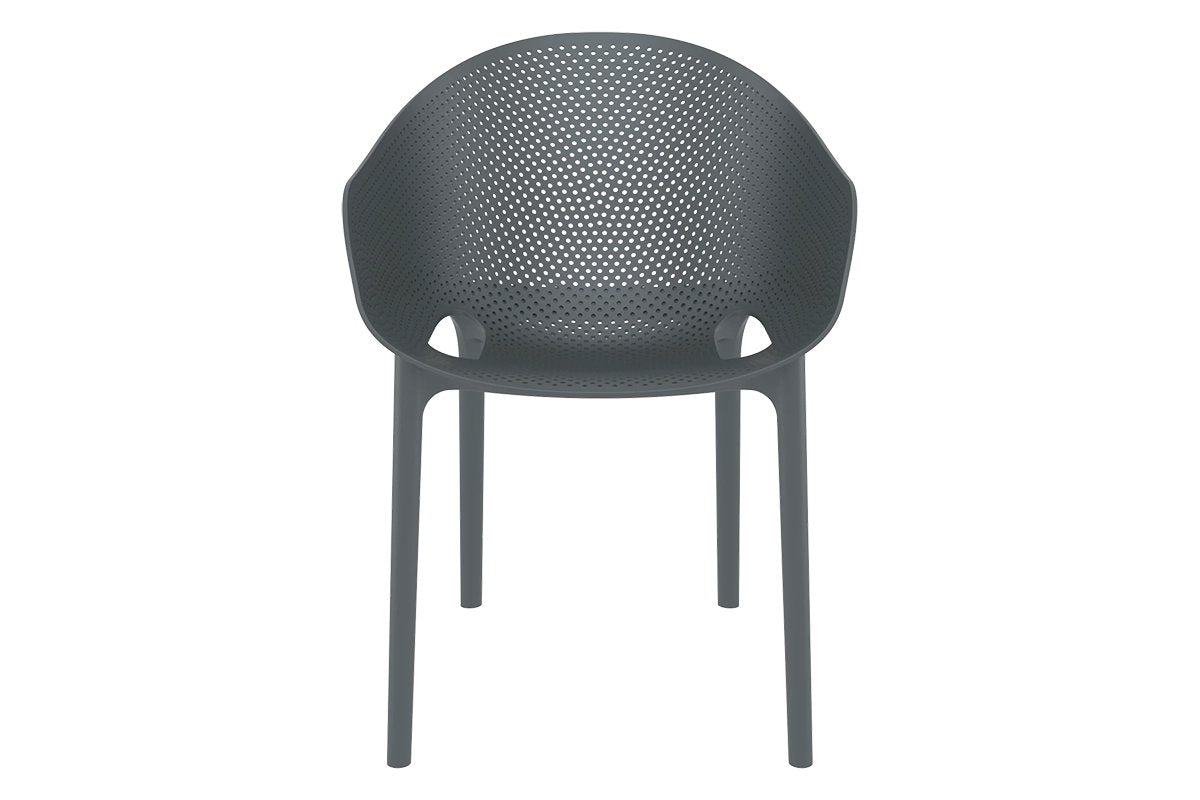Hospitality Plus Sky Stacking Chair-anthracite  