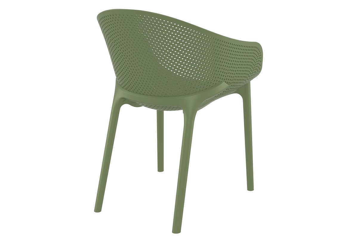 Hospitality Plus Sky Stacking Chair-anthracite  