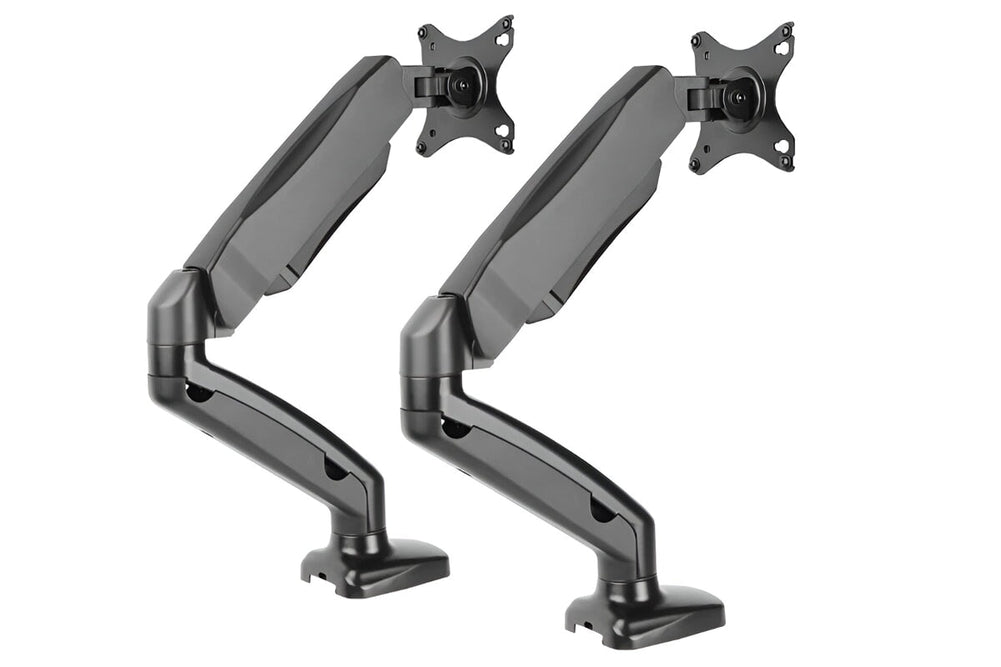 Interactive Dual Single Monitor Arm Black - Pear Shaped-black  