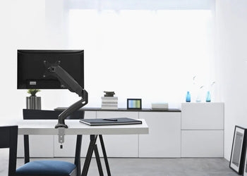 Interactive Single Monitor Arm Black - Pear Shaped Jasonl 