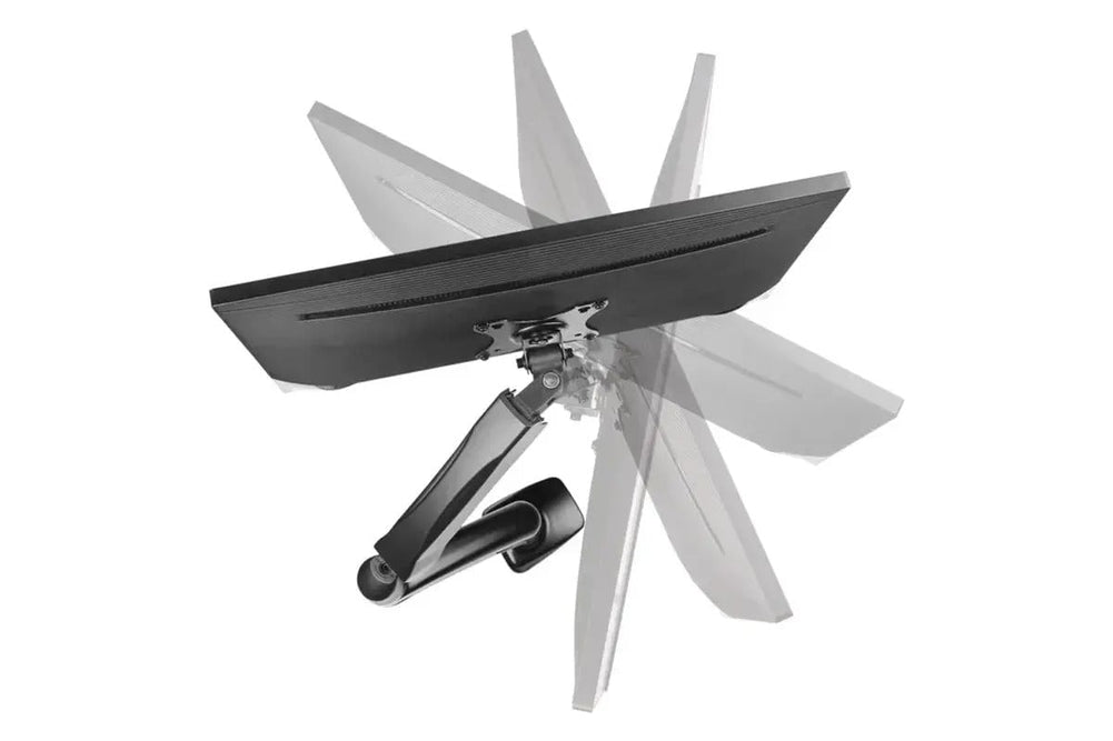 Interactive Single Monitor Arm Black - Pear Shaped-black  