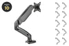 Interactive Single Monitor Arm Black - Pear Shaped - Thumbnail 1 
