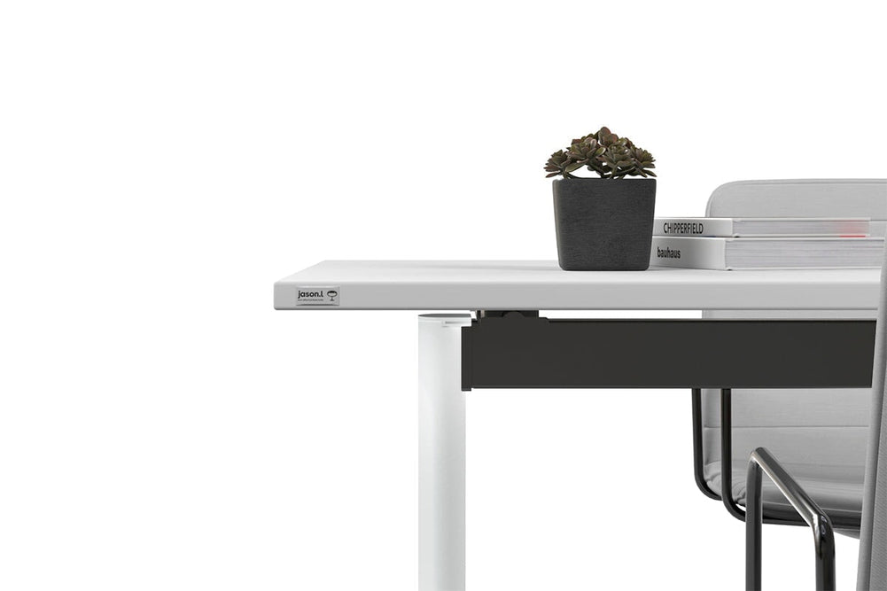 Jasonl Flip Top/Folding Mobile Meeting Room Table - Solana [1200L x 800W]-black leg dark oak with linking device