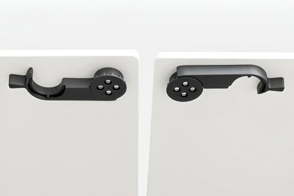 Jasonl Flip Top/Folding Mobile Meeting Room Table - Solana [1800L x 700W]-black leg dark oak with linking device