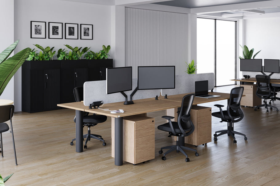 Environmental image of Uniform Melamine Mobile Pedestal