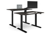 Just Right Height Adjustable 2 Person Bench Workstation [1400L x 800W with Cable Scallop] - Thumbnail 11 