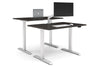 Just Right Height Adjustable 2 Person Bench Workstation [1400L x 800W with Cable Scallop] - Thumbnail 6 
