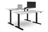 Just Right Height Adjustable 2 Person Bench Workstation [1800L x 800W with Cable Scallop] - Thumbnail 6 