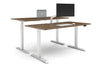 Just Right Height Adjustable 2 Person Bench Workstation [1800L x 800W with Cable Scallop] - Thumbnail 4 
