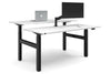 Just Right Height Adjustable 2 Person H-Bench Workstation - Black Frame [1600L x 700W] - Thumbnail 6 