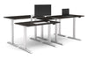 Just Right Height Adjustable 4 Person Bench Workstation [1200L x 700W] - Thumbnail 6 
