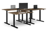 Just Right Height Adjustable 4 Person Bench Workstation [1200L x 800W with Cable Scallop] - Thumbnail 10 