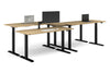 Just Right Height Adjustable 4 Person Bench Workstation [1600L x 700W] - Thumbnail 9 