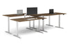 Just Right Height Adjustable 4 Person Bench Workstation [1600L x 800W with Cable Scallop] - Thumbnail 5 