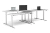 Just Right Height Adjustable 4 Person Bench Workstation [1800L x 700W] - Thumbnail 1 