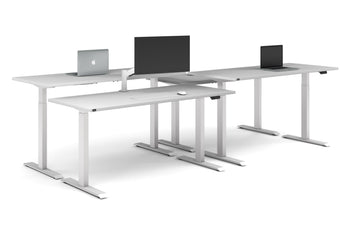  - Just Right Height Adjustable 4 Person Bench Workstation [1800L x 700W] - 1