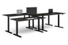 Just Right Height Adjustable 4 Person Bench Workstation [1800L x 800W with Cable Scallop] - Thumbnail 11 