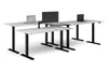 Just Right Height Adjustable 4 Person Bench Workstation [1800L x 800W with Cable Scallop] - Thumbnail 8 
