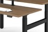 Just Right Height Adjustable 4 Person H-Bench Workstation - Black Frame [1600L x 700W] - Thumbnail 4 