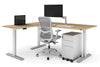 Just Right Height Adjustable Corner Workstation [1800L x 1700W] - Thumbnail 3 
