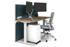 Just Right Height Adjustable Desk [1600L x 700W] - Thumbnail 48 