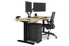 Just Right Height Adjustable Desk [1600L x 800W with Cable Scallop] - Thumbnail 6 