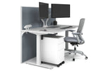Just Right Height Adjustable Desk [1600L x 800W with Cable Scallop]