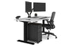 Just Right Height Adjustable Desk [1600L x 800W with Cable Scallop] - Thumbnail 5 